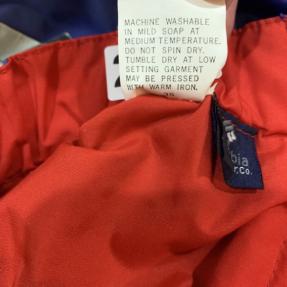 VTG Columbia Snow Pants Womens Small S Bugaboo Bergundtal‎ Cloth Side Zip NWT - Picture 14 of 15